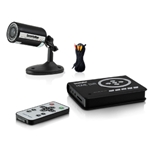 Securityman HomeDVR-KT One Outdoor/Indoor Wired Camera System Kit - Night Vision & SD DVR