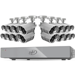 SVAT 16CH Smart Security DVR with 16 Hi-res Outdoor Surveillance Cameras