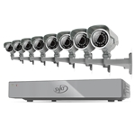 SVAT 11046 16CH Smart Security DVR with 8 Ultra Hi-res Outdoor Surveillance Cameras