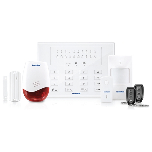 SecurityMan Air-AlarmII Wireless Home Alarm System with Doorbell