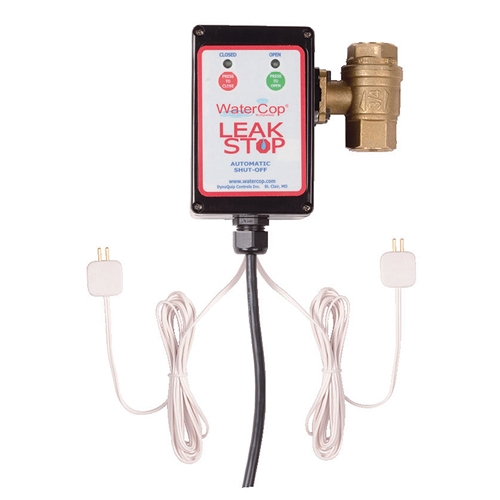 WaterCop LeakStop comes with two moisture sensors
