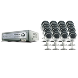 SVAT Web Ready 16 Channel H.264 DVR Security System w/16 Cameras