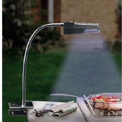 Click here to view larger image Solar Cordless LED Grill Light