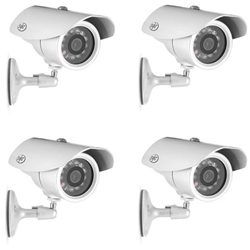 SVAT 4-Pack Indoor/Outdoor Night Vision CCD Security Cameras