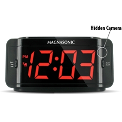 Click here to view larger image SVAT Covert Alarm Clock DVR with Built-in Spy Camera