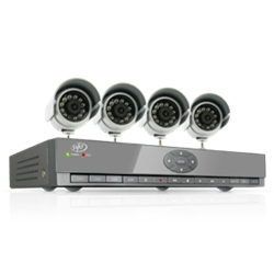 SVAT Smart Phone Compatible DVR Security System with 4 Night Vision Cameras