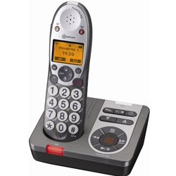 Amplicom PowerTel 580 Amplified DECT 6.0 Cordless Telephone with Answering Machine and Speakerphone