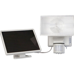 Maxsa Innovations 40220 Solar-Powered 10 Watt Halogen Security Floodlight