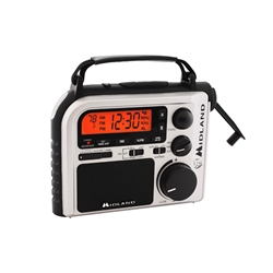 Midland ER-102 7-Channel Emergency Crank Radio with AM/FM/Weather Alert
