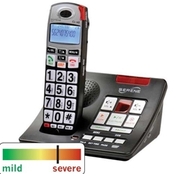 CL60A Amplified Talking CID Cordless Phone W/ Slow-Play, Amplified Answering Machine