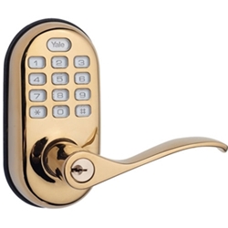 Yale YRL210-NR Z-Wave Push Button Lever Door Lock