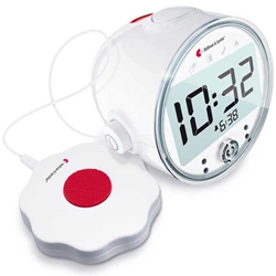 Bellman Alarm Clock Visit Vibrating Clock with LED and Reciever