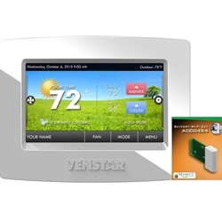 Venstar ColorTouch High Resolution Color Thermostat w/ Wifi option and Humidity Control