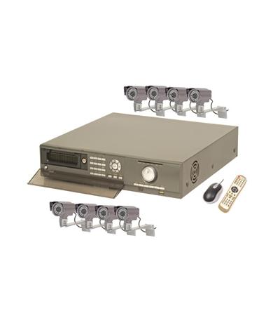 Q-See 8 Channel Realtime DVR w/ 500GB and 8 CCD Cams, Weatherproof