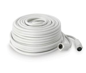 60' Security Camera Extension Wire - 4 PIN DIN Female to Male Video/Pow