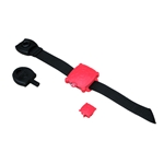 Safety Turtle Child Wristband - Red