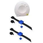 Safety Turtle Child Immersion Alarm Kit - 2 Wristbands - Blue