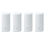 WisDom Glass Break/Shock Detector: Completely Wireless! - 4 PACK