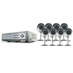 SVAT Web Ready 16 Channel H.264 DVR Security System w/8 Cameras