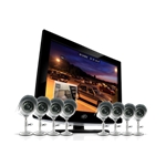 SVAT 19" LCD All-In-One Security System with 8 Indoor/Outdoor Cameras