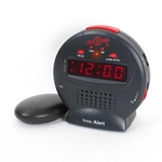 Sonic Alert SBJ525ss Sonic Bomb Jr Alarm Clock with Bed Shaker
