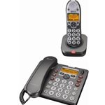 Amplicom PowerTel 580 Combo Amplified Phone w/ Answering Machine & Cordless Handset