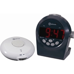 Amplicom TCL 200 Digital Alarm Clock w/ Vibrating Pad & Phone Signaler