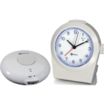 Amplicom TCL100 Analog Alarm Clock w/ Vibrating Pad & Phone Signaler