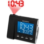 Magnasonic MAG-MM176K AM/FM Projection Clock Radio w/ Dual Alarm