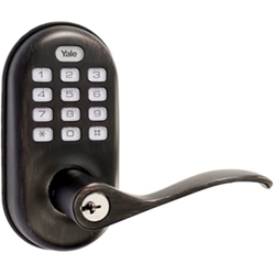 Yale YRL210-NR Z-Wave Push Button Lever Door Lock