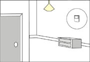 Detects movement inside your house