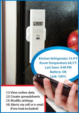 Online Temperature and Humidity Wireless Alert System
