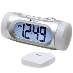 Krown Visual VibeAlert Alarm Clock with Bed Shaker