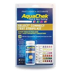 AquaChek Select Connect 7-in-1 Test Strips w/ Photo Capture App, 50/Pack