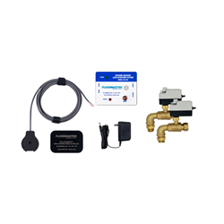 Click here to view larger image FloodMaster RS-070-9D DIY Washing Machine Leak Detection & Automatic Shut-Off Kit - 90 Degree Valves
