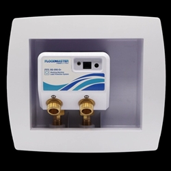 Click here to view larger image Floodmaster Washing Machine Leak Detection & Automatic Water Shut-Off System with Integrated Outlet Box