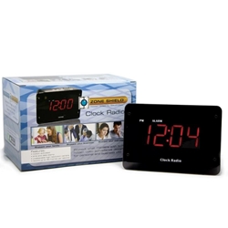 Zone Shield 4K Night Vision Clock Radio DVR