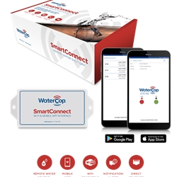 WaterCop SmartConnect WiFi and App Interface