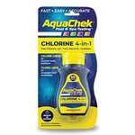 AquaChek Yellow 4-in-1 Chlorine Test Strips, 50 Strips per Bottle | 511244A