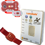 LunaSafe Child/Pet Immersion Pool/Water Alarm Kit w/Strobe Transmitter