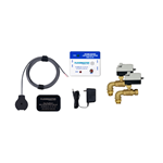 FloodMaster RS-070-9D DIY Washing Machine Leak Detection & Automatic Shut-Off Kit - 90 Degree Valves