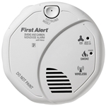 First Alert Wireless Interconnect Talking Battery Operated Smoke & Carbon Monoxide Alarm - SCO501CN-3ST