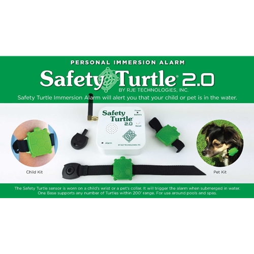 Safety Turtle New 2.0 Child Immersion Pool/Water Alarm Kit 
